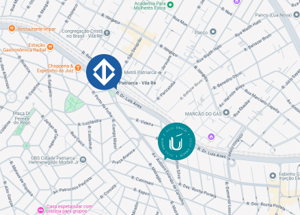 Mapa para chegar ao motel