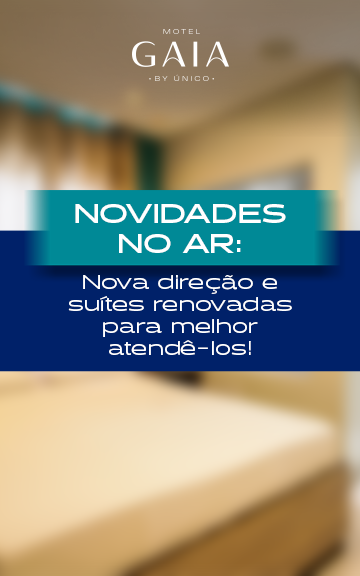 novidade no ar, nova direção e suítes renovadas para melhor atendê-los!